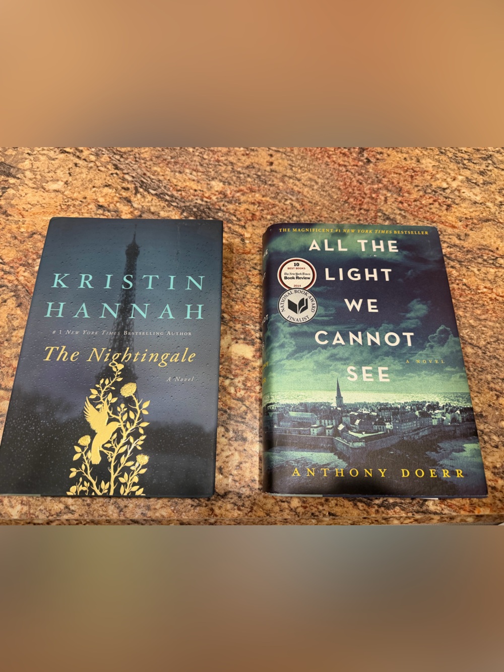 Kristin Hannah The Nigtengale and Anthony Doerr All The Light We Cannot See